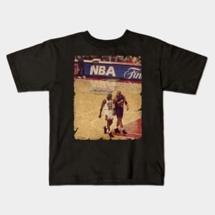 Charles Barkley and Michael Jordan, 1993 NBA Finals Kids T-Shirt